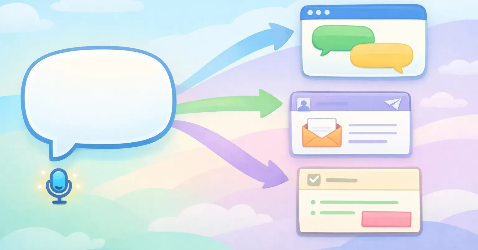 How Context-Aware AI Rewrites Speech for Each App