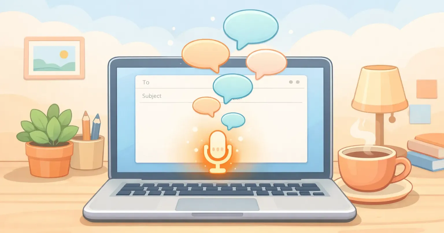 How to Dictate Emails on Mac Without Leaving Your Inbox