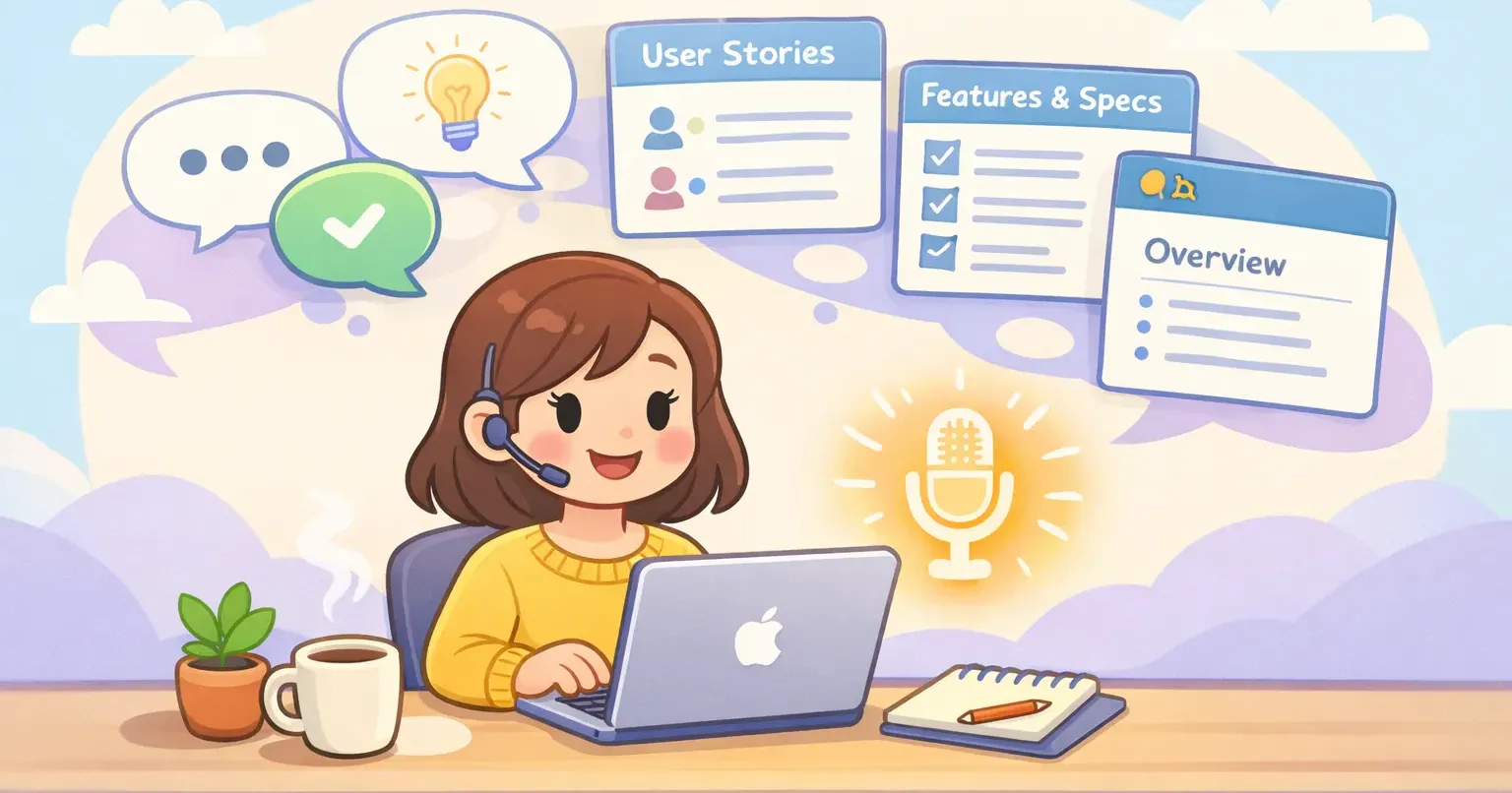 How Product Managers Write PRDs Faster With Voice