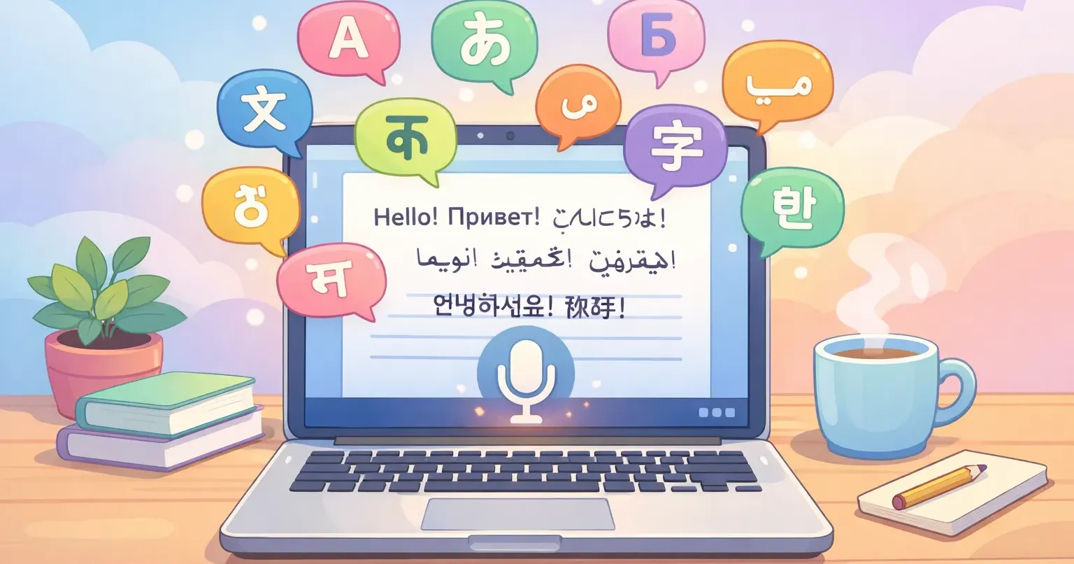 Voice-to-Text in 100 Languages on Mac: Complete Guide